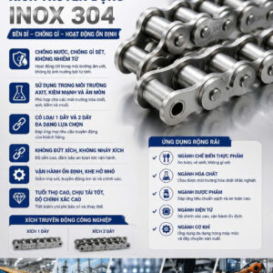 Sên xích inox 304